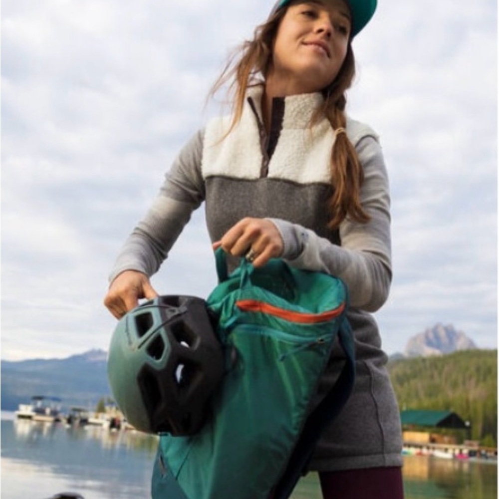 Title nine Callitrix Fleece vest dress